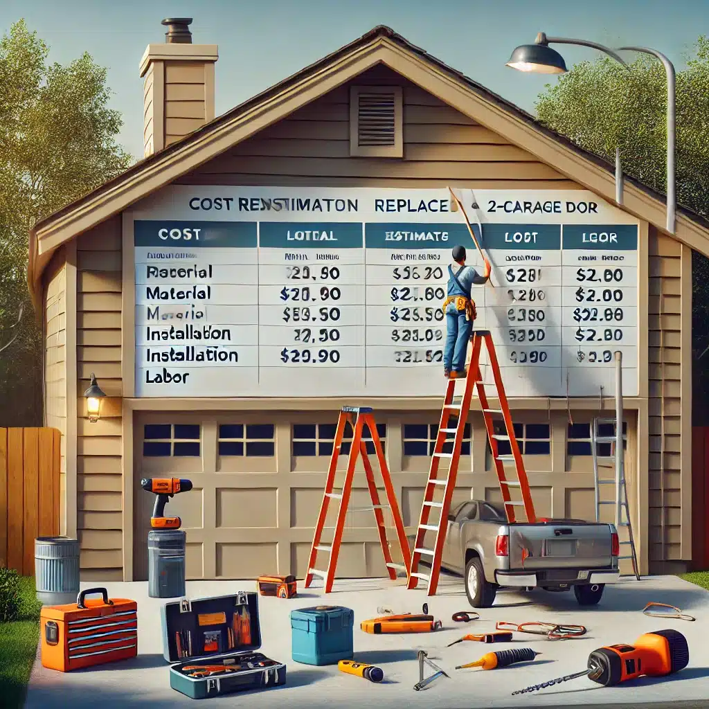 2 Car Garage Door Replacement Cost (Is It Worth It in 2024?)